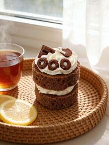 1 Stück Schokoladenkuchen duftende Kerze, samtige liebliche Kuchenduft Kerze, rauchfreies Schlafzimmer Geburtstagsgeschenk Begleiter Handgeschenk, Kerze, Kerzen, Geschenk, Geschenke, Heimdekoration, Hochzeit, Hochzeitsdekoration, Geburtstagsdekorationen, Geburtstagskerze, Ornamente, Dekorationen, Abschluss, Geschenk für Freunde, Geburtstag, Andenken. - Verschiedenfarbig - Übersicht 5