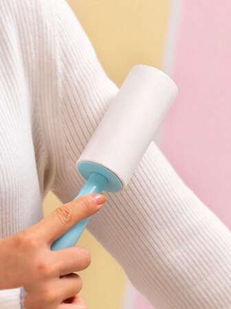 Återanvändbar luddrulle, klibbig luddborste med tecknad design för kläder