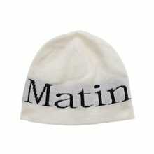 MATIN KIM M K Hairy Knit Beanie | Unisex Cozy Slouchy Winter Headwear | Authentic Korean Fashion K-Style Streetwear Knit Hat Accessory White - 白色 - 查看 1