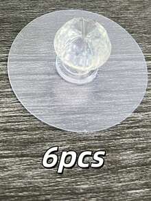 6 قطعة مقبض متعدد الوظائف، مناسب لمجموعة متنوعة من الأسطح الملساء، الخزائن، الأدراج، الأبواب الانزلاقية، المراحيض كلها قابلة للتطبيق، مقبض كروي، دفع-سحب-توفير، تركيب بدون ثقب، مقبض درج خزانة لاصق؛ مقبض باب زجاجي شفاف مع خطاف، مقبض ديكور أثاث باب زجاجي. - متعدد الألوان - مشاهدة 12