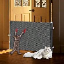 Reja Retrctil para Perros, Reja para Puertas, 15x49 Pulgadas Cerca Porttil Barreras para Gatos Accesorios Mascotas Uso Interior Exterior En Puertas Pasillos Cocina Garaje Porche - Atributo único - Ver 9