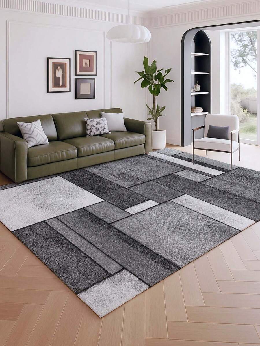 Alfombra decorativa de estilo de lujo para interiores, alfombra de material de terciopelo de perlas, alfombra para sala de estar, alfombra para sofá, alfombra para dormitorio, alfombra antideslizante para el lado de la cama, alfombra para comedor y cocina, almohadilla para silla de oficina, felpudo de entrada, manta de picnic para exteriores, manta de camping para exteriores - Multicolor(A) - Ver 1