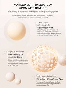 FEOTZNW 持久保湿粉底液 - 不脱妆、高遮瑕、控油，适合所有肤质，打造无瑕持久妆容，是圣诞节和情人节的完美礼物 - 01#象牙白 - 查看 3