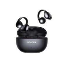 UGREEN WS209 耳夾式開放式耳機HiTune S3 5.3g 輕量化配戴 人體工學耳夾設計 IPX5 防水防汗 戶外運動 跑步騎乘適配 黑色 - 黑色 - 查看 8