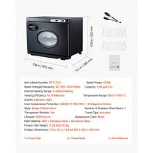 Handtuchwärmer Wärmegerät 23 L für 36 Handtücher mit Clip & Edelstahlgestell & klarem Fenster, Heißhandtuchwärmer für Spa Friseur Massage Salon, Dampfheizfunktion & Reinigungslampe