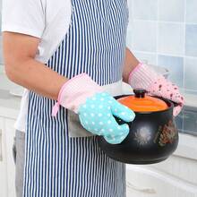 1pc Thick Oven Gloves, Heat Resistant Kitchen Gloves, Suitable For Baking And Cooking, Non-Slip Insulation Pad, Special Insulation, Heat Resistant, High Temperature Resistant, Holiday And Party Kitchen Utensils And Equipment, Essential Home And Kitchen Storage Item - Multicolor - View 5