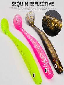 12-Pack TACKLEPIONEER T-Tail Soft Bait Lures | Two-Color Realistic PVC Lures - Slow Sinking And Bite-Resistant Design, Multiple Realistic Colors, Suitable For Bass, Rainbow Trout, Pike, Perch, And Sea Bass - Good Casting Performance, PVC Material, Suitable For Both Freshwater And Saltwater Fishing.