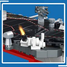 1pc Armored Fighting Vehicle Building Blocks, Small Particles Military Model, High Mobility Wheeled Assembly Toy, Boys' Collection Toy, Dynamic Display Ornament