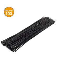 100pcs Garden Bundling Ties, Zip Ties, Plastic Wrap Ties, Plant Fixation Straps, Portable Garden Cable Ties, Gardening And Lawn Care - Multicolor - View 17