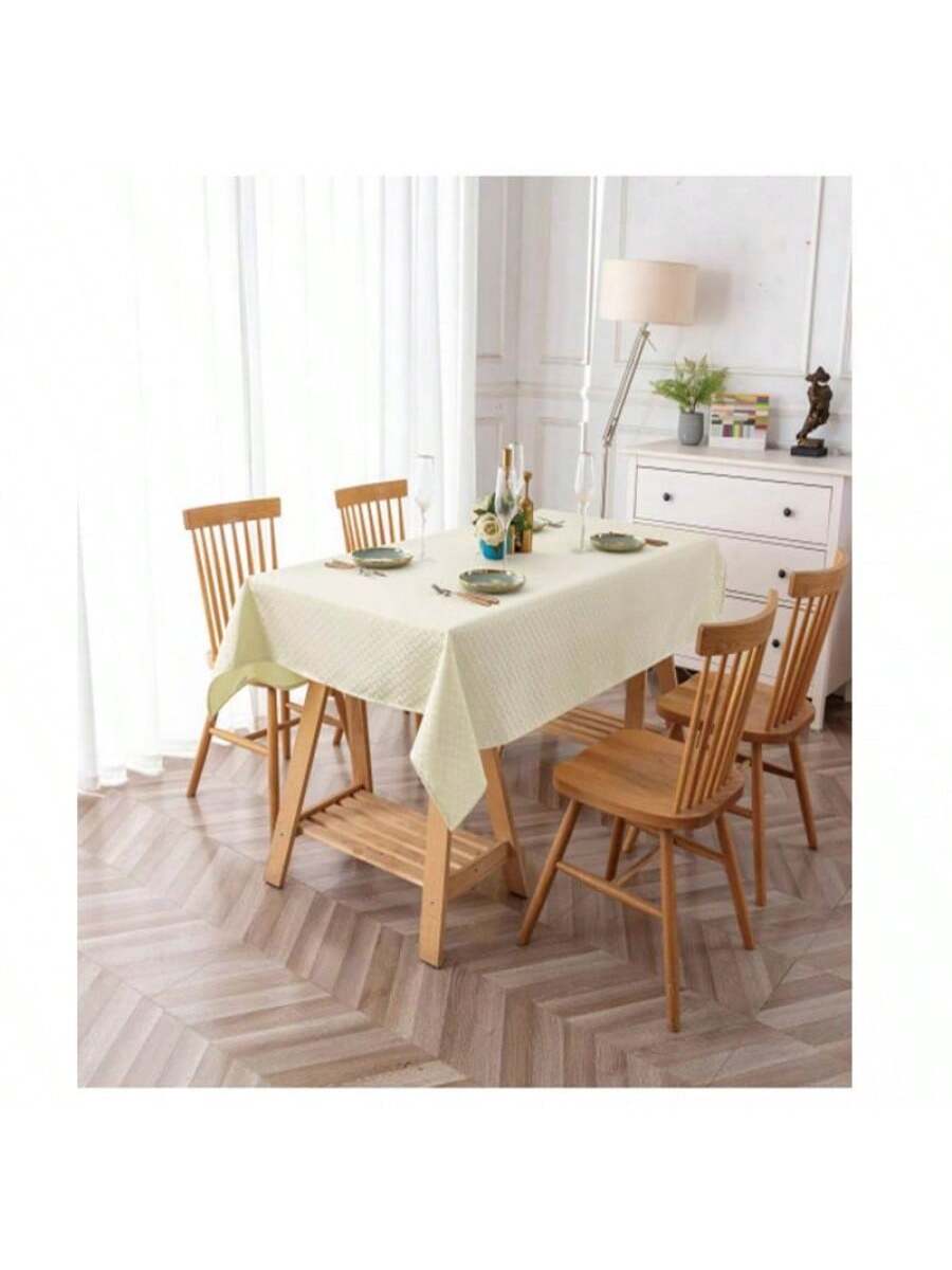 mantel rectangular color Beige de alta durabilidad de 140cm*180cm