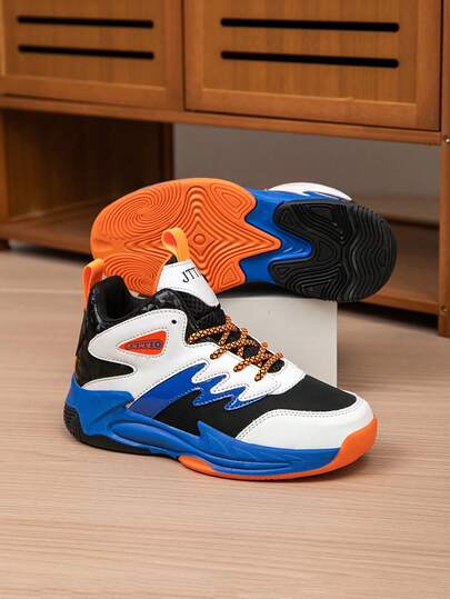 1 Pair Women's Basketball Shoes, Comfortable & Soft, Women's Casual Sports Shoes, Multi-Terrain, Suitable For All Seasons, Holiday Gift, Suitable For Teenagers And Students