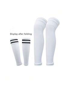 1 Pair Kids Football Over-The-Knee Leg Warmers, Breathable Sports Leg Warmers For Boys And Girls Aged 8-14, Autumn/Winter - Multicolor - View 15