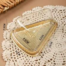 50pcs/Set Triangle Cake Boxes With Spoons, 6" & 8" Clear Tiered Cake Carrier Boxes, Mousse Cake Slices, Tiramisu, Cream Puffs, Clear Cake Slice Containers, Cake Boxes, Plastic Cheesecake Containers With Lids, Birthday Party Favors, Wedding Party Gifts, Baking Tools, Restaurant Kitchen Supplies, And Sliced Cake Muffin Packaging With Paper Plates, Suitable For Parties, Office, Outdoor - Multicolor - View 13