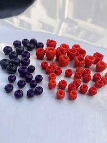 2pcs Silicone Mold Set, Blueberry, Raspberry, Blackberry Silicone Molds, DIY Plaster Mold Set - White - View 8