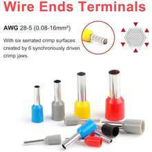 VE Tubular Crimping Terminals, Multi-Function Crimping Terminal Pliers Set, Electrical Equipment Connectors, Crimping Pliers