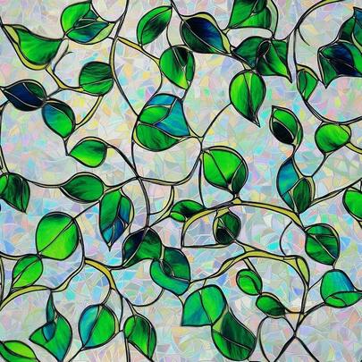 Película de privacidad para ventanas Decoración de primavera para el hogar, baño, automóvil Adhesivos de privacidad de una vía para ventanas Calcomanías de vidrio esmerilado Pegatinas estáticas resistentes al inquilino