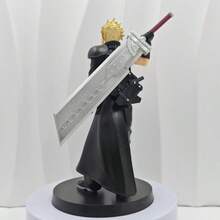 1pc Anime Action Figure Collectible Statue - Dynamic Pose & Expressive Eyes, Blonde Hair Black Outfit With Extended Sword - Compatible With Display Stand - Ideal Gift For Anime Fans, Birthday/Christmas - Compatible With Anime Themed Decor - Compatible With Anime Models - Suitable For Display Or Play - Collectible Anime Character Figure - Dynamic Action Pose With Detailed Costume And Sword Accessories, Hand-Painted Details, Premium Collectible - Multicolor - View 8