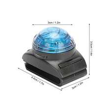 zxr Luz LED para Mascotas Luz Colgante Antipérdida Impermeable Luminosa Noche Brillante Colgante LED para Mascotas Lámpara de  para Perros Collares con Clip para Perros azul89 - como en la foto - Ver 4