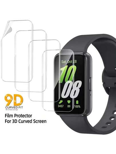 Transparent Screen Protector For Xiaomi Redmi Watch 5 Active, Redmi 3 Active And Redmi Watch 4 Smart Watches, High-Definition TPU Screen Protector, Suitable For Redmi Watch 5 Lite (Glass Not Included)