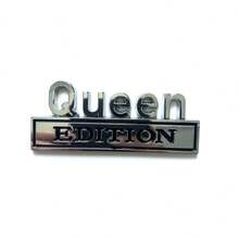 1pc 3D Metal Car Sticker Queen EDITION, Applicable For Cars, Trucks, Motorcycles, SUVs On Engine Hood, Trunk, Fenders, Side Doors, Body Decor Accessories - Multicolor - View 14