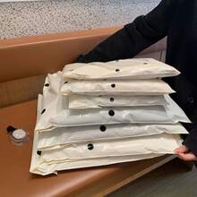 5/10/20 قطعة أكياس بريدية تجارية صغيرة باللون البنفسجي، أظرف شحن الملابس، لوازم الشحن أكياس بريدية مقاومة للماء، وأكياس بريدية ذات لصق قوي، مناسبة لشحن الهدايا والملابس والشحن لمناسبات مختلفة مثل عيد الأم والتخرج