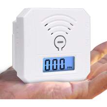 EstiloTendenciaDetector De MonóXido De Carbono, Alarma De Co Inteligente PortáTil Con Pantalla Lcd Y Aviso Sonoro, Detector De MonóXido De Carbono Para El Hogar Y La Autocaravana, Alimentado Por BateríA.Calidad PremiumVersióN Mejorada