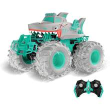 ¡RecomendadoCoche Anfibios de Control Remoto, Shark Carro Todoterreno1:18 4x4, Playa Juguetes Camiones RC Impermeables de 2,4 GHz, para Niños de 3 4 5 6 7 8 Años de Regalos (Rosa)¡Top de Temporada - Verde - Ver 9