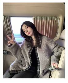 Women Outdoor Winter Coats - Dark Grey - View 2