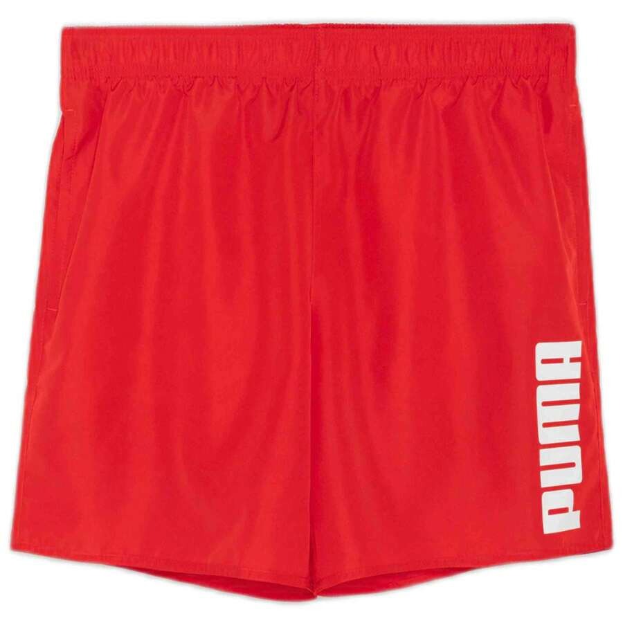 Puma Men Athletic One-Piece Swimsuits - Red - View 1