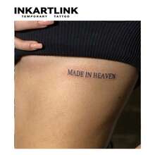 Tatouage à la technologie révolutionnaire INKARTLINK, tatouage semi-permanent, fabriqué au paradis anglais, imperméable, tatouage temporaire de longue durée, tatouage faux réaliste, naturel, tatouage magique - Noir - Voir 8