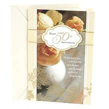 ml Hallmark Tarjeta de 50 aniversario rosas10101 - Rosas - Ver 1