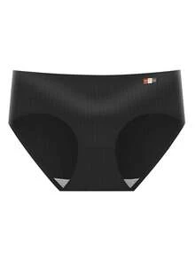 5pcs/Pack Minimalist Style Lightweight Mixed Color Breathable Polyester Panties, Comfortable Daily Underwear For Young Women - Multicolor - View 5