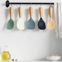Heat-Resistant Silicone Rice Spoon – Scratch-Proof For All Pans - White - View 3