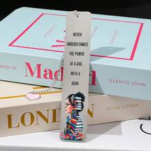 Heart-Shaped Pendant Book Bookmark, Sweet And Energetic Design, Ideal Reading Marker For Book Lovers