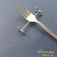 勺筷架、餐具架、餐具垫、餐具收纳架，适用于餐厅和厨房，卫生清洁，可定制办公装饰，小巧优雅，节省空间 - 彩色 - 查看 3