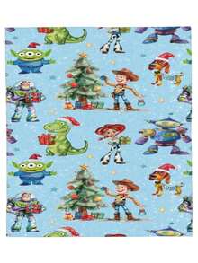 Disney Toy Story Buzz Warm Flannel Fleece Throw - Soft Fuzzy Thick Non-Shedding Blanket For Couch & Bed - 風格 - 查看 2