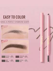 Lápiz de cejas PINKFLASH - Resistente al agua, al sudor y a las manchas, de larga duración y resistente a la decoloración, lápiz de maquillaje multicolor para cejas - #01 - Ver 7