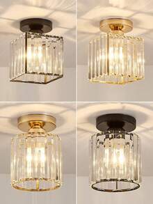 Modern Luxury Crystal E27 Ceiling Light For Bedroom, Corridor, Entrance, Dining Room, Kitchen, Staircase, Bathroom, Balcony