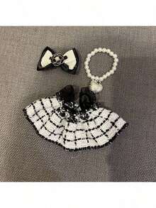 适用于娃娃的配件服装套装，包含迷你眼镜、包包、娃娃帽+T恤和迷你鞋，适合17厘米娃娃的换装配件，迷你服装用品，收藏家的独特礼物 - 彩色 - 查看 15