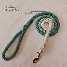 1 Stück FOUND BUDDY handgefärbte Leine, die sich allmählich farblich verändert, 5 FT oder 150 cm Hundeleine, starke und robuste Trainingsleine, kein Ziehen, Leine für Hunde, 7 Farboptionen - Verschiedenfarbig - Übersicht 14