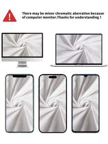 1pc/4pcs/6pcs/8pcs/10pcs Solid Color Milk Silk Chair Covers, Polyester Stretch Dining Chair Slipcovers - White - View 8