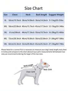PETSIN 1 件中大型犬幼犬舒适可爱圣诞保暖睡衣，柔软有弹性长袖冬季服装，适合拉布拉多罗威纳犬比格犬圣诞礼物，节日庆祝