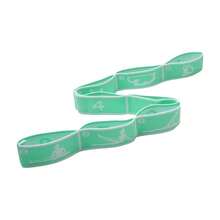 阻力带瑜伽辅助拉伸带成人拉丁训练弹力带初学者普拉提舞蹈循环健身张力 - 彩色 - 查看 11