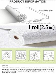 DIY亚麻墙纸墙贴壁纸家具粘纸墙贴墙贴贴纸墙面贴适用于家居防水防潮自粘壁纸 - 彩色 - 查看 18