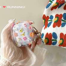 Compatible With Apple Transparent Garden Floral Series TPU Earphone Protective Case Compatible With Apple Air 1/2 Air 3 Air 4 Air Pro Air Pro (2nd Generation) Bluetooth Earphones, Perfect Fit For Outdoor Use - Multicolor - View 8