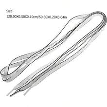 8 Pares De Cordones Cordones De Zapatos Correas De Zapatos Para Zapatillas De Deporte Cordones De Zapatos Para Nios Cordones De Zapatillas De Deporte Cordones De Nios - 128.00X0.50X0.10CMx3pcs + como se muestra x 3 piezas - Ver 5