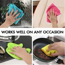 5/10 Pieces/Pack Microfiber Cleaning Cloths, 11.81" X11.81" Random Color Cleaning Cloth, AbsorbentCloth, Kitchen Cloth, Glass Cleaning Cloth Home Cleaning Multi-Color Soft Quick-Drying AbsorbentSponge Set-Kitchen,Bathroom,Home, HomeSupply Business,Kitchen Essentials,Household Essentials,Dog Bath,Car Essential - Multicolor - View 6