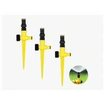Irrigadores Jardim 3un Horta Grama 360 Com Regulagem Angulo - Amarelo - Visão 2