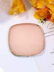 2pcs/1pc Alien Pink Color Ring Dish Jewelry Resin Tray, Cyan Nordic Style Jewelry Storage Tray, Jewelry Collection Decorative Tray, Jewelry Display Tray, Women's Gift, Home Decor Bedroom Decor, For Women Friends Sister