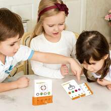 Trò chơi xếp hình logic 3D Montessori - Đồ chơi ghép hình tiếng Anh và rèn luyện nhận thức, trò chơi xếp hình giáo dục sớm cho trẻ em, giúp phát triển nhận thức, thích hợp làm quà tặng dịp lễ/sinh nhật/Giáng sinh/Năm mới/Tái nhập học/Ngày thiếu nhi. - Nhiều màu - Xem 7